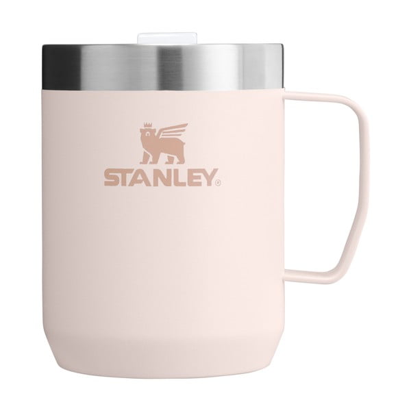Světle růžový termo hrnek z nerezové oceli 230 ml Stay-Hot Camp Mug Rose Quartz – Stanley