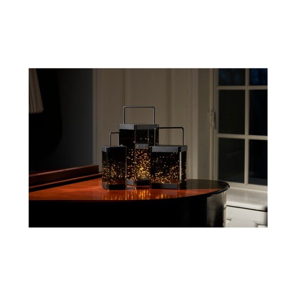 Lucerna s LED světýlky Villa Collection Quadro, 30 cm-image-2
