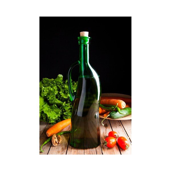 Zelená lahev na olej Cork, 750 ml-image-1