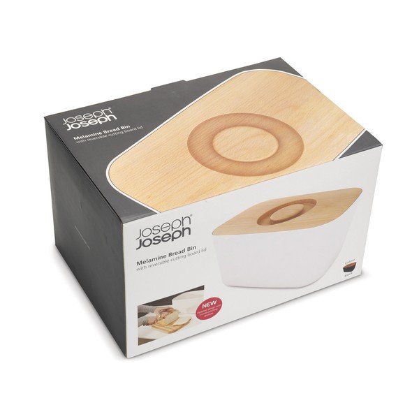 Černá nádoba na chléb s prkénkem Joseph Joseph Bread Bin-image-4