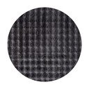 Antracitový pratelný kulatý koberec ø 145 cm Bubbly – Oyo Concept