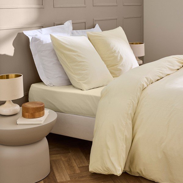 Slonovinové prostěradlo 140x190 cm Linella – douceur d'intérieur