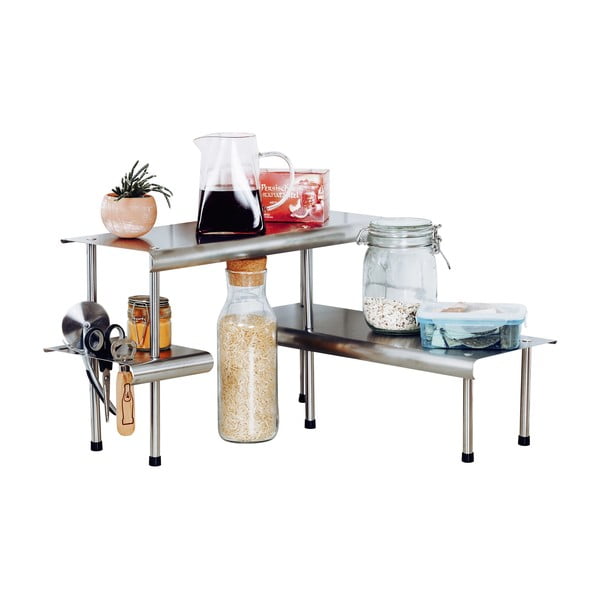 Přídavná polička z nerezové oceli Massivo - Maximex-image-2