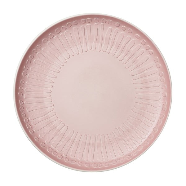 Bílo-růžový porcelánový talíř Villeroy & Boch Blossom, ⌀ 24 cm