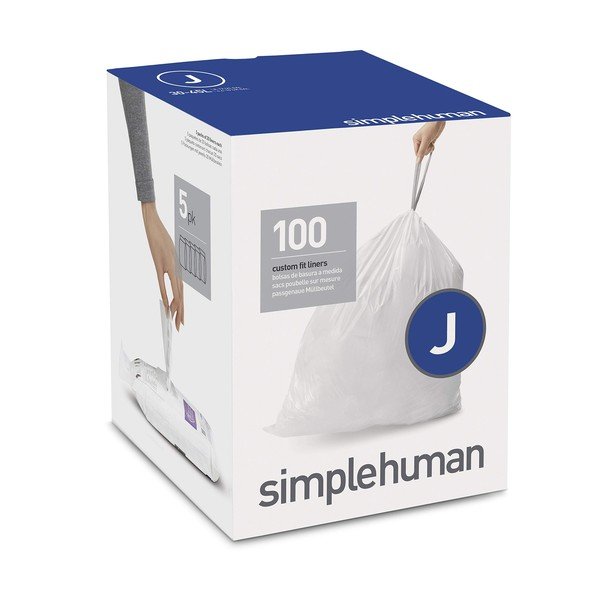 Stahovací pytle na odpadky v sadě 100 ks 45 l J – simplehuman