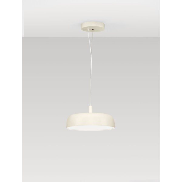 Krémové hliníkové LED stmívatelné závěsné svítidlo ø 40 cm Noelia – Nova Luce-image-3