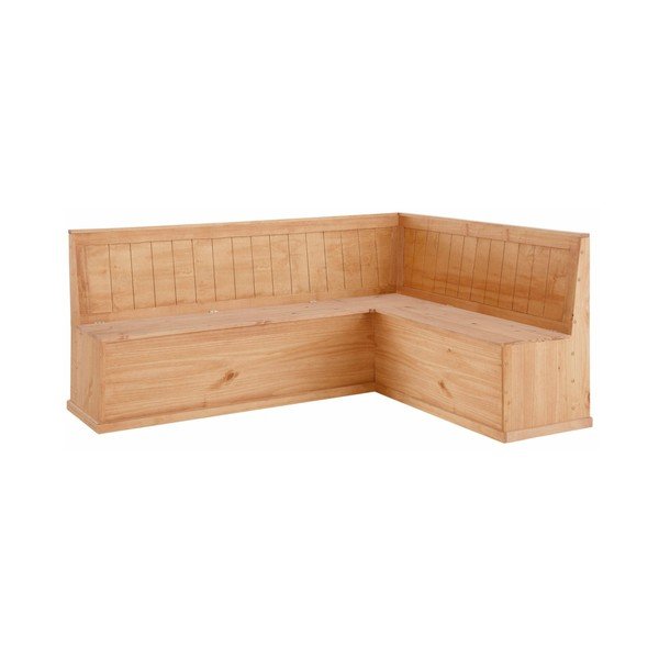 Rohová lavice z borovicového dřeva s úložným prostorem Støraa Silas-image-4