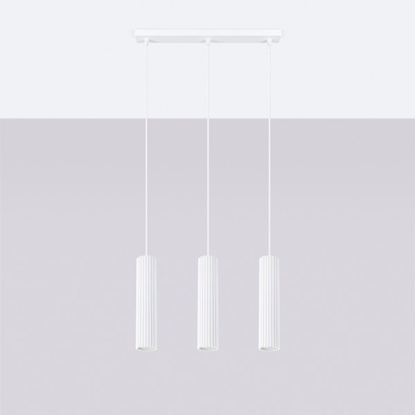Bílé závěsné svítidlo Gleam – Sollux-image-3