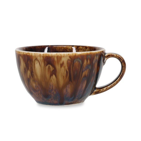 Hnědý porcelánový šálek na latte 300 ml Resto – BonBistro