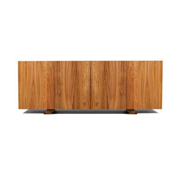 Komoda Linia 1.2, olše napuštěná lněným olejem, 200x75 cm