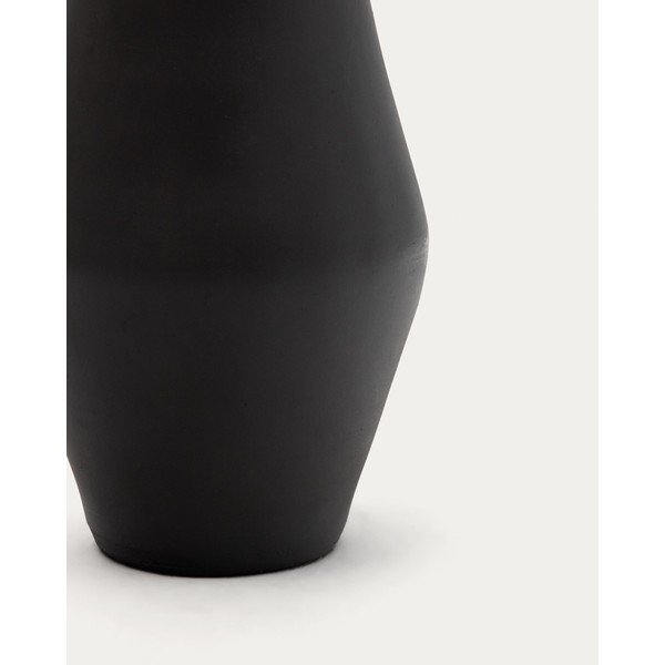 Matně černá terakotová ručně vyrobená vysoká váza (výška 61 cm) Posia – Kave Home-image-2