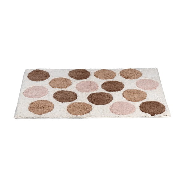 Hnědá/béžová koupelnová předložka z bio bavlny 60x90 cm Tibet – Wenko-image-1