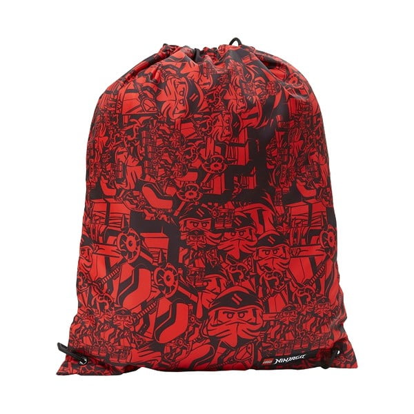 3dílná sada červené školní aktovky, penálu a vaku LEGO® Ninjago Easy-image-4
