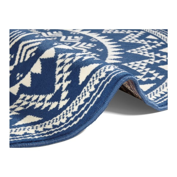 Modrý koberec Hanse Home Celebration Valencia, ⌀ 140 cm-image-3