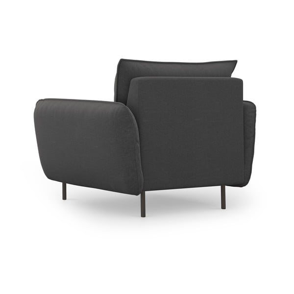 Tmavě šedé křeslo Cosmopolitan Design Vienna-image-2