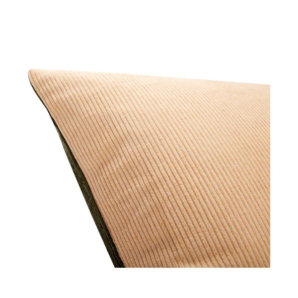 Zeleno-béžový polštář Hübsch Cleo, 60 x 40 cm-image-3