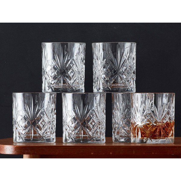 Sklenice v sadě 6 ks na whiskey 310 ml Melodia – Lyngby Glas-image-4