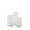 LED svíčky v sadě 3 ks (výška 15 cm) Sille Rechargeable – Sirius