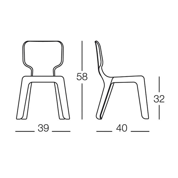 Dětská zelená stohovatelná židle Magis Alma-image-4