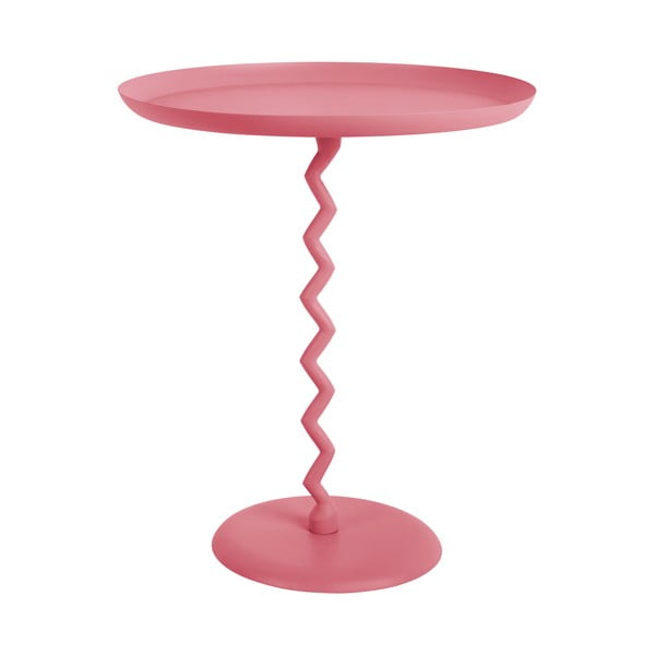 Kovový kulatý odkládací stolek ø 44 cm Zig Zag – Leitmotiv