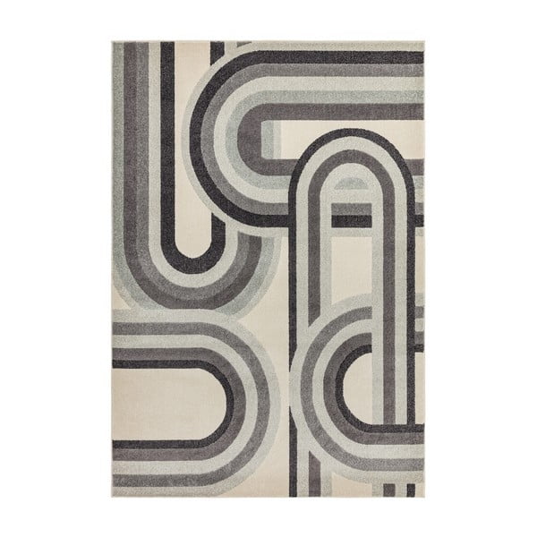 Šedo-béžový koberec 160x230 cm Nova Retro Grey – Asiatic Carpets