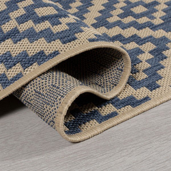 Modro-béžový venkovní koberec 200x200 cm Moretti - Flair Rugs-image-3