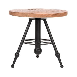 Odkládací stolek s deskou z mangového dřeva LABEL51 Solid, ⌀ 45 cm