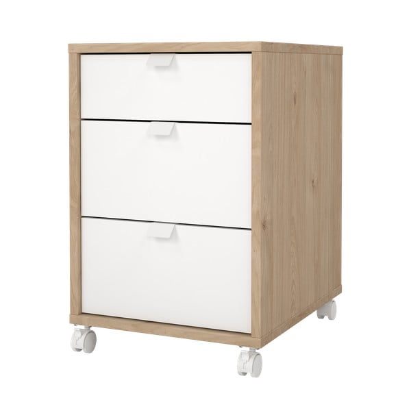 Skříňka v dekoru dubu v bílo-přírodní barvě 41x61 cm Sign – Tvilum-image-3