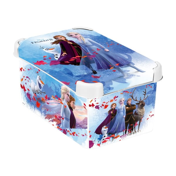 Dětský úložný box s víkem Curver Frozen, 6 l