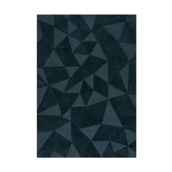 Zelenomodrý ručně tkaný vlněný koberec 160x230 cm Shard Teal – Flair Rugs