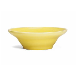 Žlutý kameninový polévkový talíř Kähler Design Ursula, ⌀ 20 cm