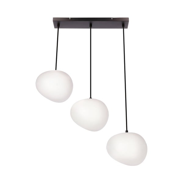 Černo-bílé závěsné svítidlo Stones – Candellux Lighting