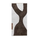 Bílo-hnědý pratelný bavlněný běhoun 70x150 cm Figura – Mette Ditmer Denmark