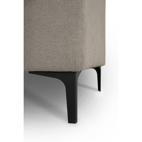 Světle hnědá žinylková rohová pohovka (pravý roh/do "U") Fabian – Scandic-image-4