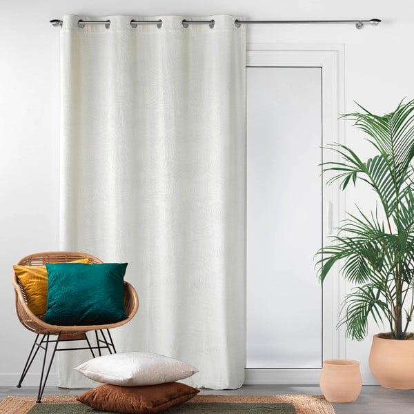 Krémový sametový závěs 140x240 cm Analia – douceur d'intérieur-image-3