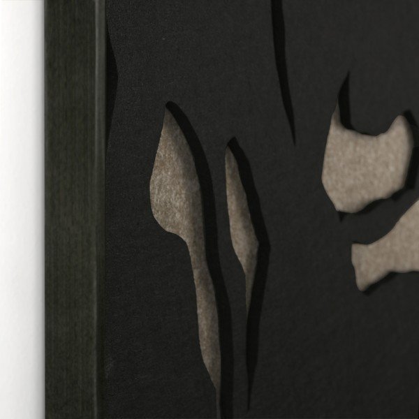 3D obraz s rámem/akustický 90x120 cm Silent Shadows 1 – Malerifabrikken-image-3