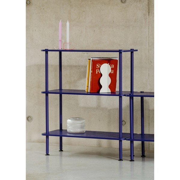 Regál v dekoru dubu v přírodní barvě 80x90,5x35 cm Teidi – noo.ma-image-1