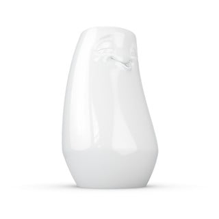 Bílá spokojená váza z porcelánu 58products