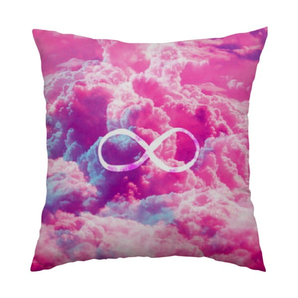Polštář Infinity Pink, 40x40 cm