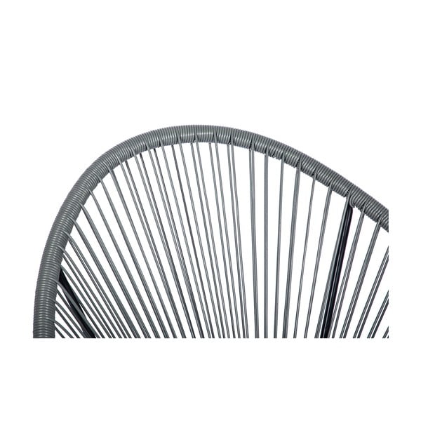 Šedé zahradní křeslo z umělého ratanu Bonami Selection Avocado-image-4