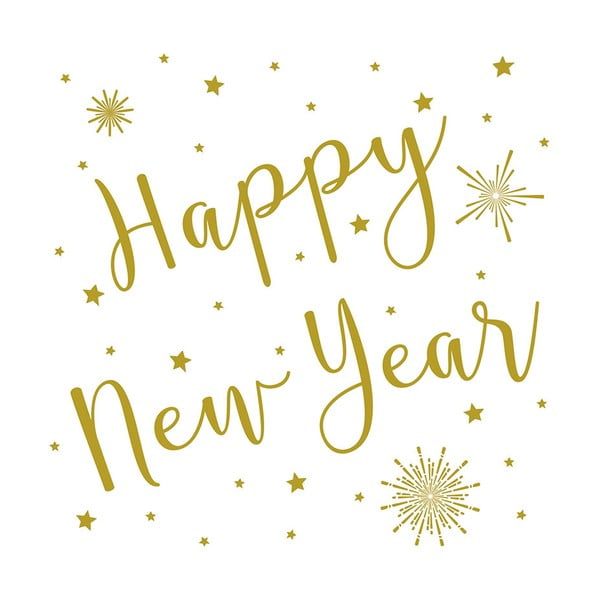 Ubrousky v sadě 20 ks 33x33 cm Noel – Homéa