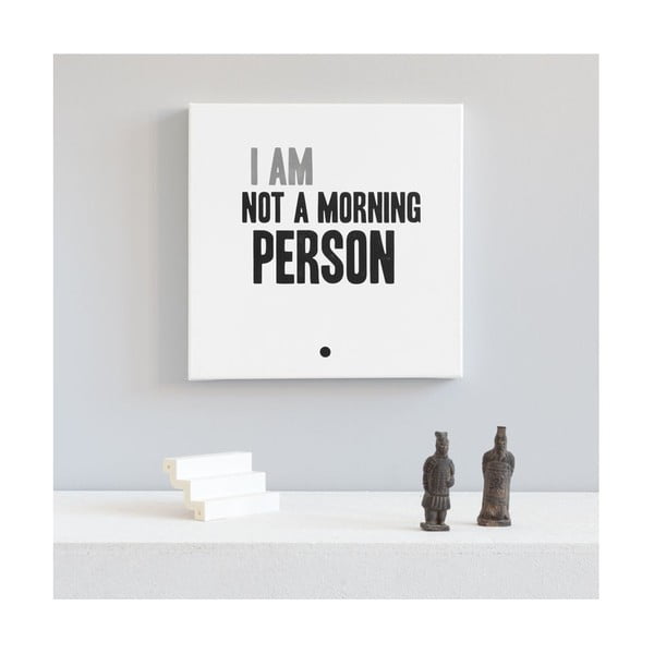 Obraz na plátně I Am Not A Morning Person