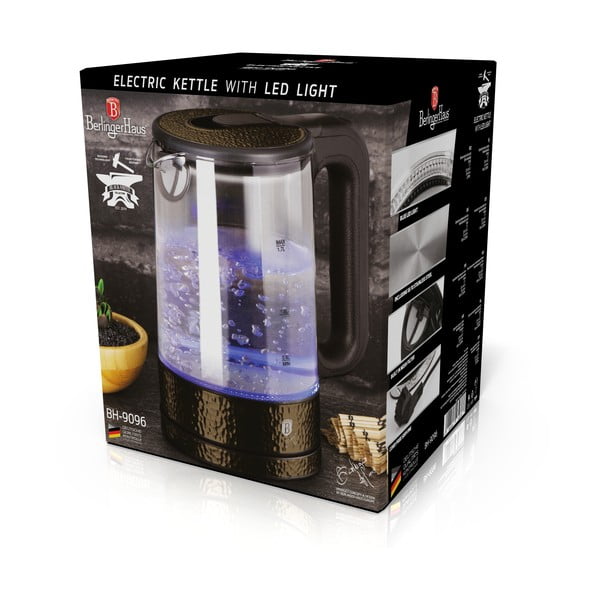 Černá rychlovarná konvice 1.7 l Primal Gloss Collection - BerlingerHaus-image-4