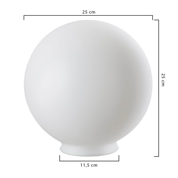 Bílé stínidlo na venkovní svítidlo Homemania Decor Hedwig-image-2