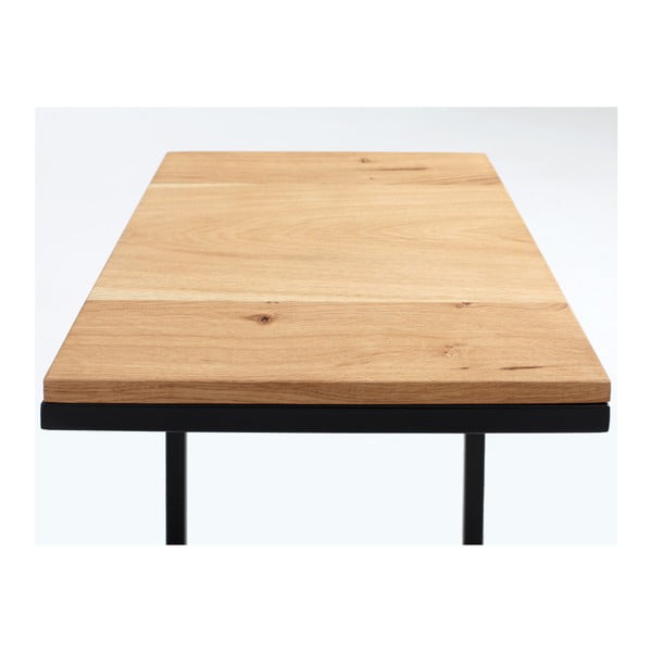 Odkládací stolek s černou konstrukcí CustomForm Lupe-image-4