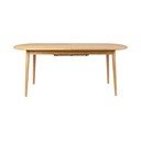 Rozkládací jídelní stůl s přídavnou deskou s deskou v dubovém dekoru 90x180 cm Twist – Zuiver