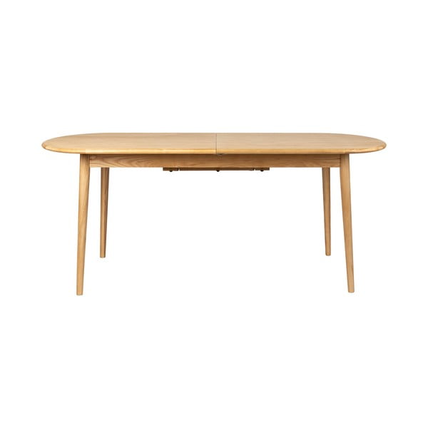Rozkládací jídelní stůl s přídavnou deskou s deskou v dubovém dekoru 90x180 cm Twist – Zuiver