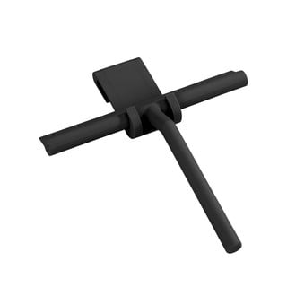Černá silikonová koupelnová stěrka Wenko Squeegee Mola