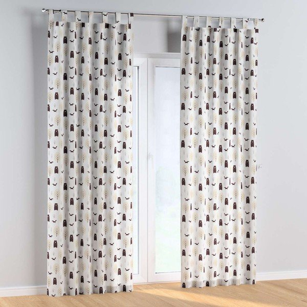 Dětský závěs 260x130 cm Magic Collection - Yellow Tipi-image-1