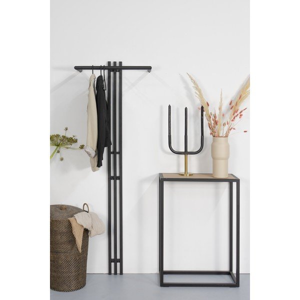 Černý kovový nástěnný věšák 65 cm Senza – Spinder Design-image-3